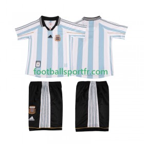 Tenue Argentine Retro Enfant Domicile 1998 Maillot de Foot